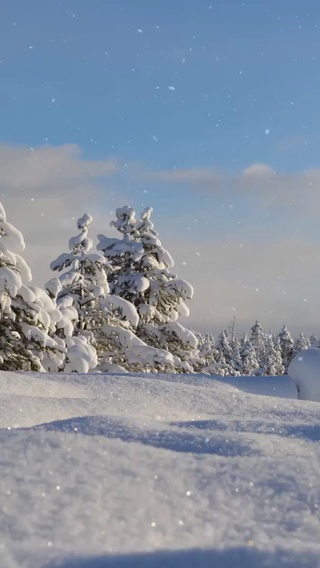 大雪纷飞