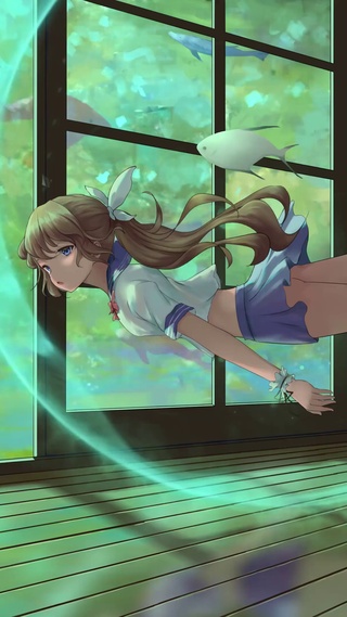 飘浮少女