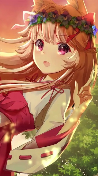 可爱狐狸少女