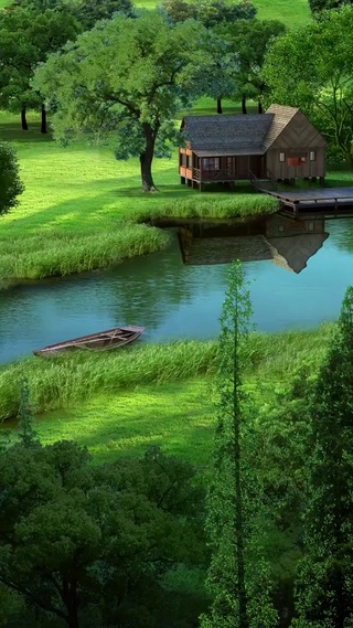 绿色星辰自然美景