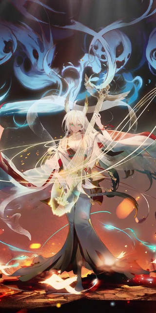 【阴阳师】瑶音夜曲，奏率成光 - 紧那罗