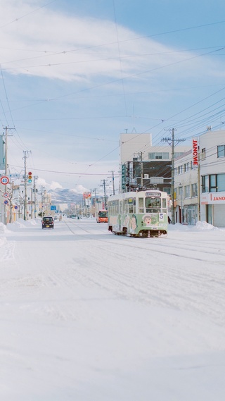 雪,冬天,街道