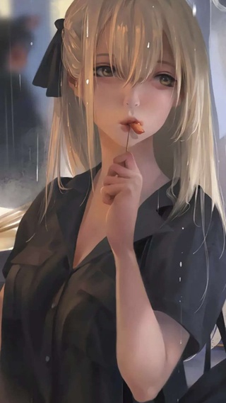 插画,美少女