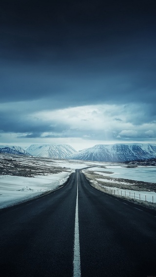 雪原,公路