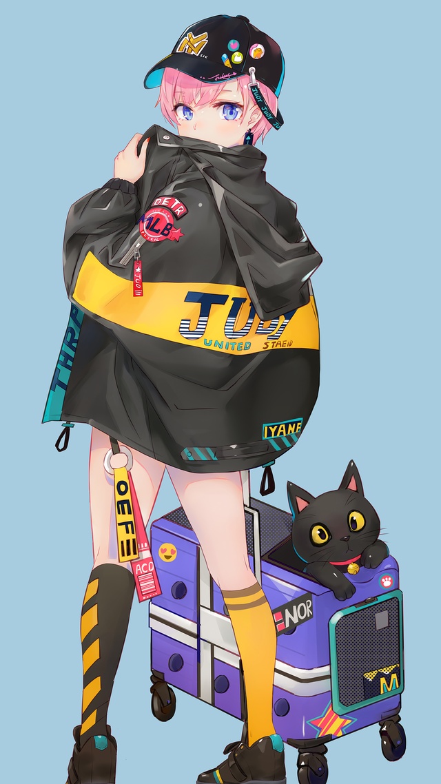 美少女,插畫