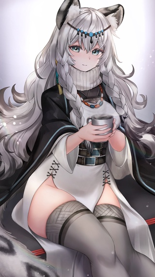 手机微信背景图片美少女,明日方舟,精品手游