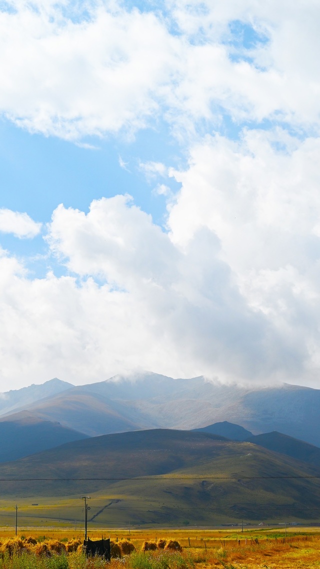 唯美,藍天白雲,自然景觀微信聊天背景超清