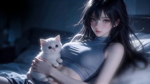 暗夜少女与猫