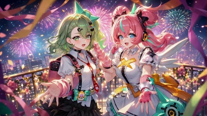 烟花下-千夏 爱芮