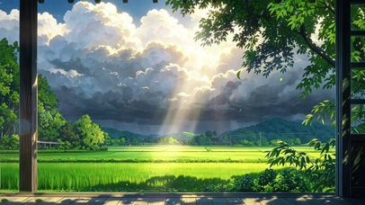 雨后初晴丁达尔效应 夏天小确幸