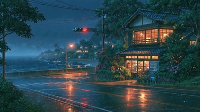 雨天氛围感