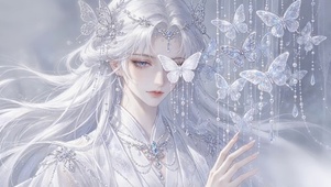 梦幻白蝶少女