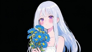 鲜花少女