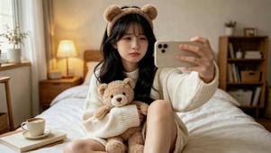 软绒少女