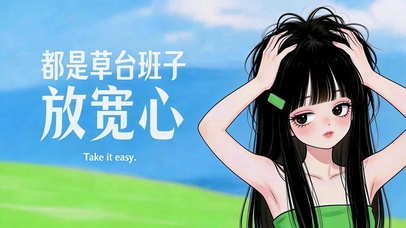 遇事放宽心 护眼治愈