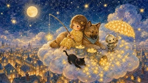 大狗狗的守护&钓星星的小女孩