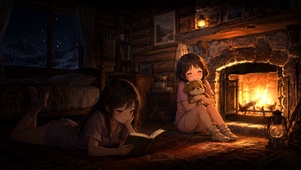 两个女孩