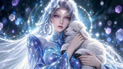 小羊梦幻星空-海月