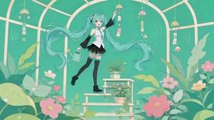 清新花房的初音未来