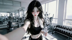 健身房女孩