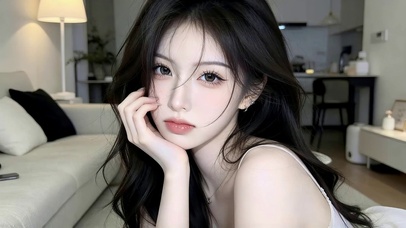甜甜的女孩