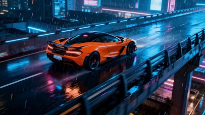 雨夜跑车