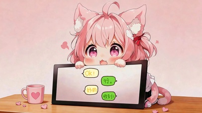软萌猫耳乖巧收到