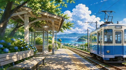 海畔电车