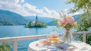 布莱德湖风景
