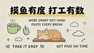摸鱼有度 打工有数