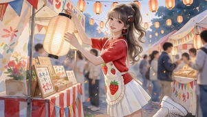 集市美女(无缝)