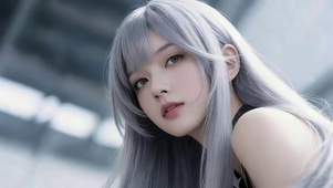 银发少女