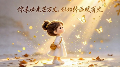 你未必光芒万丈但始终温暖有光