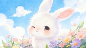 可爱萌宠兔子