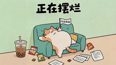 正在摆烂