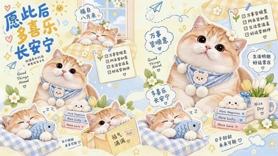 可爱桌面猫咪壁纸