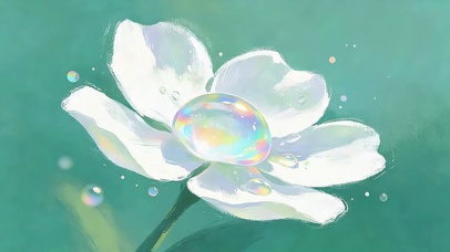 彩虹水滴