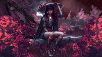 in the rain 