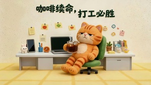 咖啡续命 打工必胜