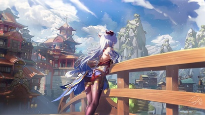 甘雨 唯美