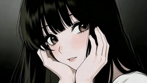 可爱动漫风女孩