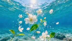水下栀子花