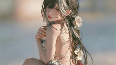 治愈可爱女孩