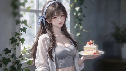 治愈甜点少女