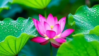 护眼荷叶带鱼屏