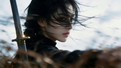 江湖剑客女孩