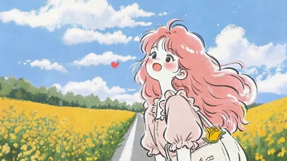 可爱小女孩