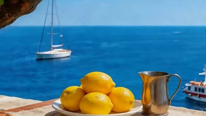 海景带鱼屏