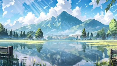 清新动漫风景
