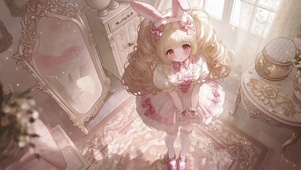 萌萌小兔女孩